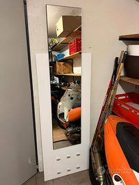 scrivania guardaroba specchio letto bambino