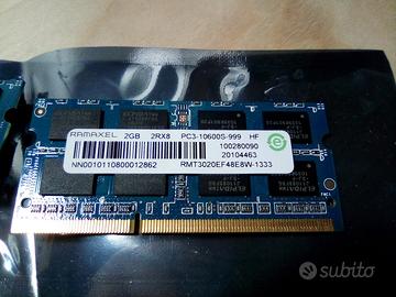 RAM DDR3 1333 SO-DIMM Notebook 4GB (2GB x2)