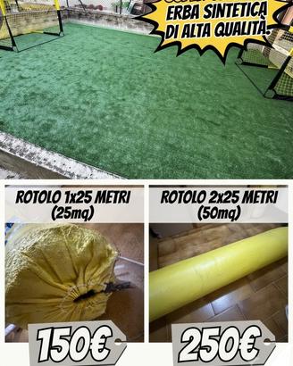 Rotoli erba sintetica