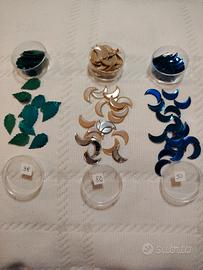 Paillettes decorative da cucire multicolore