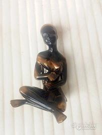 coppia di statuette etniche anni 60