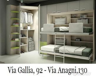 Mobile letto a scomparsa COMPO G018 contenitore le