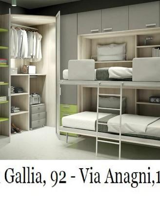 Letto a Castello a scomparsa molteni COMPO G018