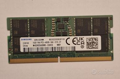 Samsung 16GB 16x1 DDR5 4800 SODIMM