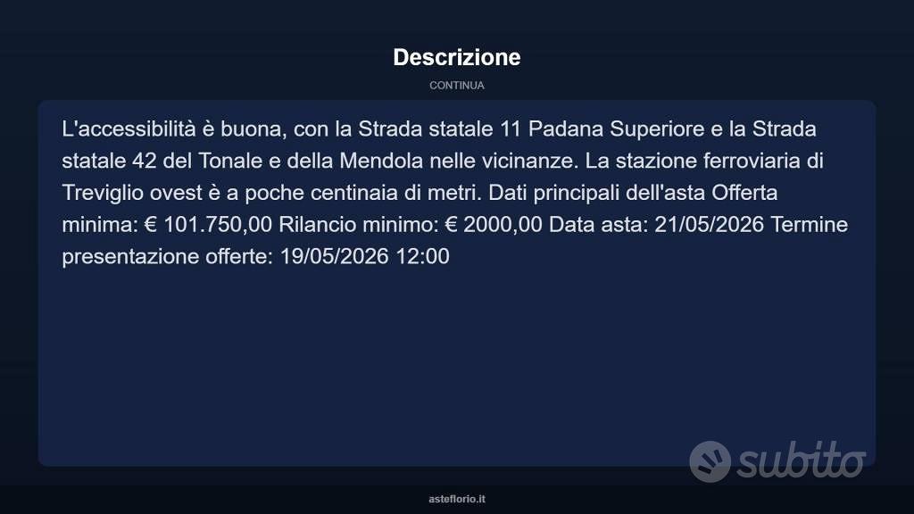 Appartamento – Treviglio - Altro