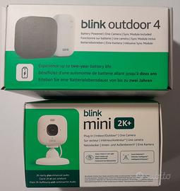 Videocamere Blink "Outdoor 4” e “Mini 2k". Nuove
