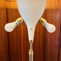 Lampada piantana modernariato ottone Alastor