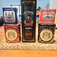 Lotto scatole di latta