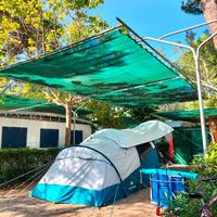 Tenda da campeggio con veranda