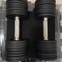 Manubri regolabili con 32 dischi 1kg e16 2kg