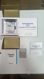 omegaxswatch mission to earthphase moonshine gold