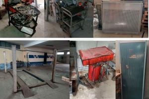 Ponte Elevatore Auto, Vasca Lava Pezzi, Carrello