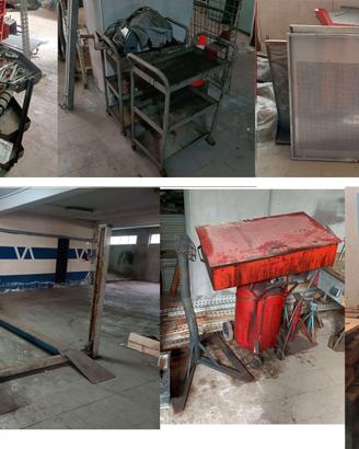 Ponte Elevatore Auto, Vasca Lava Pezzi, Carrello