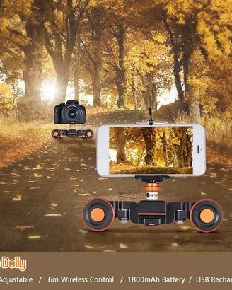 Autodolly 3 con telecomando + velocità per video