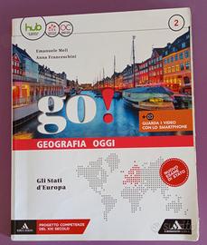 Libro "GO! 2"+"Atlante 2" geografia 2 media
