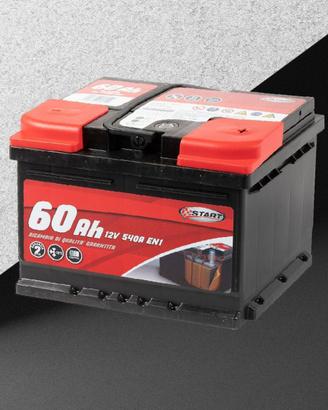 Batteria Auto NUOVA "START" 60AH 12V 540A Star-Sto