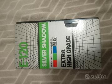 videocassetta VHS Silver Shadow E-120 vintage