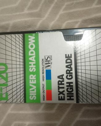 videocassetta VHS Silver Shadow E-120 vintage