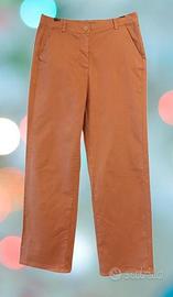 Pantalone da donna in cotone rosa antico - Zhelda