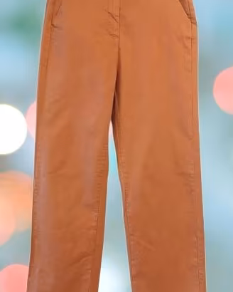 Pantalone da donna in cotone rosa antico - Zhelda