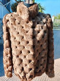 Giacca donna in pelliccia di castorino