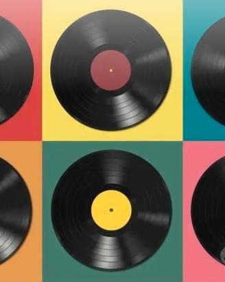 Dischi vinile per uso artistico 