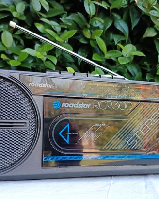 R.Registratore Roadstar RCR 300 vintage anni 80