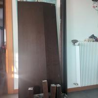 Testiera legno massello - colore: marrone scuro