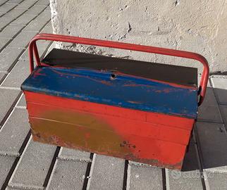 CASSETTA ATTREZZI METALLO VINTAGE