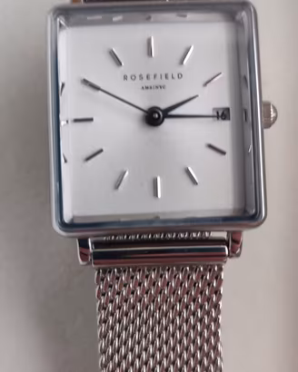 Orologio Rosefield Donna The Boxy XS Silver 22mm