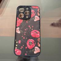 Cover iPhone 15 Pro fiori – silicone, nuova