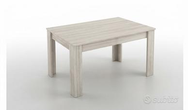 Tavolo allungabile moderno in legno chiaro/ Bianco