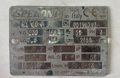 Elettropompa Speroni RX 10-5