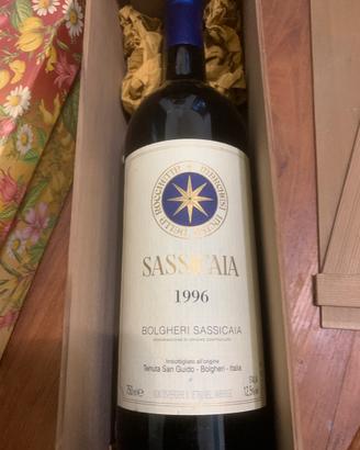 Sassicaia 1996 tenuta sanguido Bolgheri