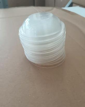coperchio plastica trasparente kristal cup 130