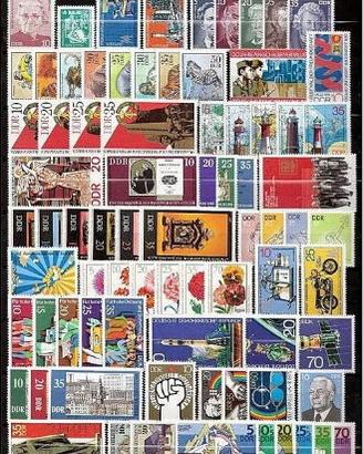 Germania Est DDR 1975+1976+1977 annate complete