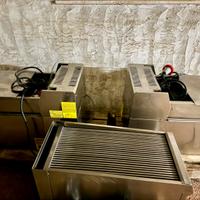 N. 3 Piastre vapor grill Arris elettrica