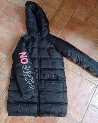 Piumino nero tg.L - 8/9 anni - Benetton
