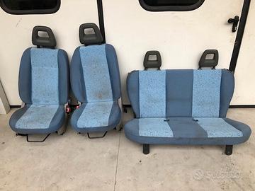 Sedili Fiat Panda 2005 stoffa azzurra