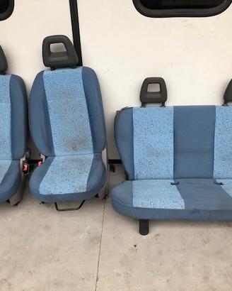 Sedili Fiat Panda 2005 stoffa azzurra