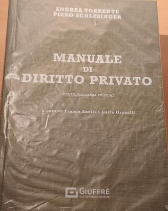 Manuale di diritto privato Torrente 25a ed.