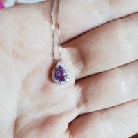 Collana in oro diamanti e amerista