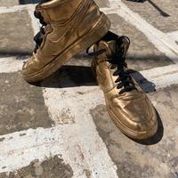 scarpe nike custom oro n.39