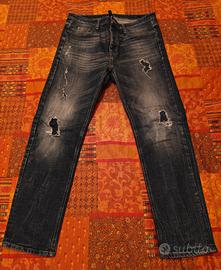 Jeans Benetton Distressed Uomo -Taglia W34