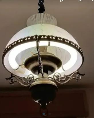 lampadario al neon 
