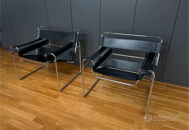 COPPIA di poltrone WASSILY  B3 di MDF Italia