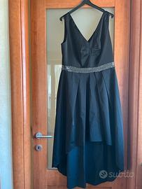abito elegante nero nuovo con cartellino