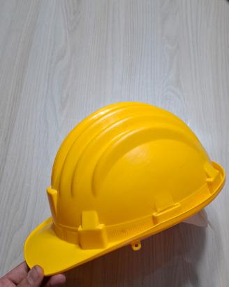 Casco protettivo giallo da lavoro