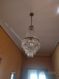 Lampadario in cristallo 