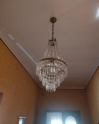 Lampadario in cristallo 